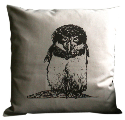 brown Mexican Owl cushion